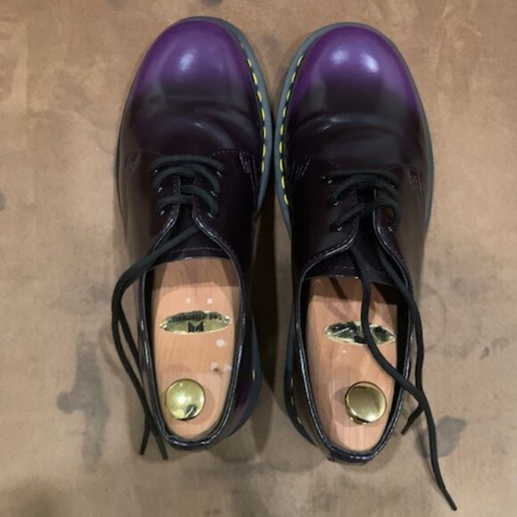 Doc Martens Vegan Purple Oxfords Size 10 - Picture 5 of 8
